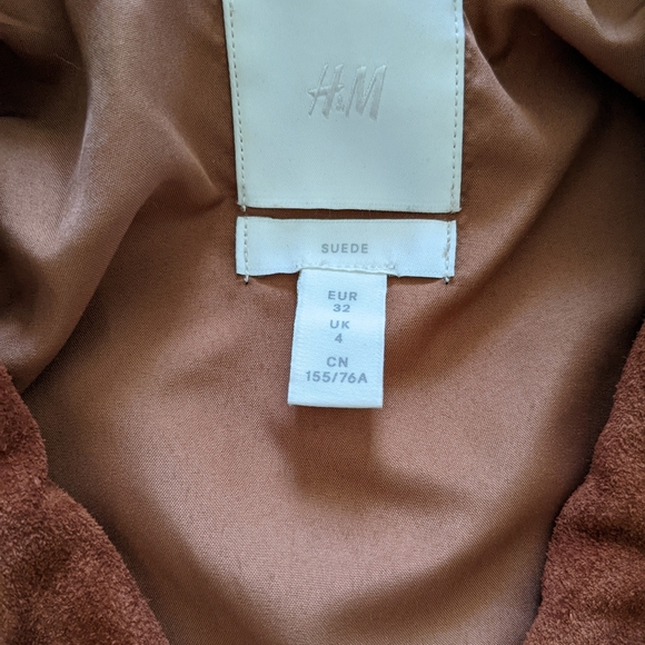 H&M suede biker jacket - Picture 5 of 7